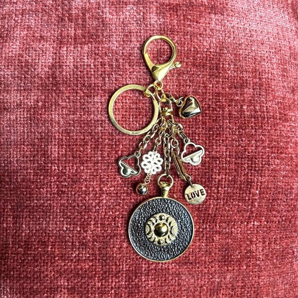 CELESTIAL CRESCENT Bag Charm, Detachable Charms Gold Tone ๐๊ค - Picture 3 of 6